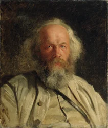 Ritratto di Mikhail Alexandrovich Bakunin (1814-76) 1871